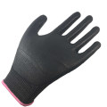 NMSAFETY 18 gauge ANSI cut A4 cut resistant gloves work  PU coating breathable flexible glove